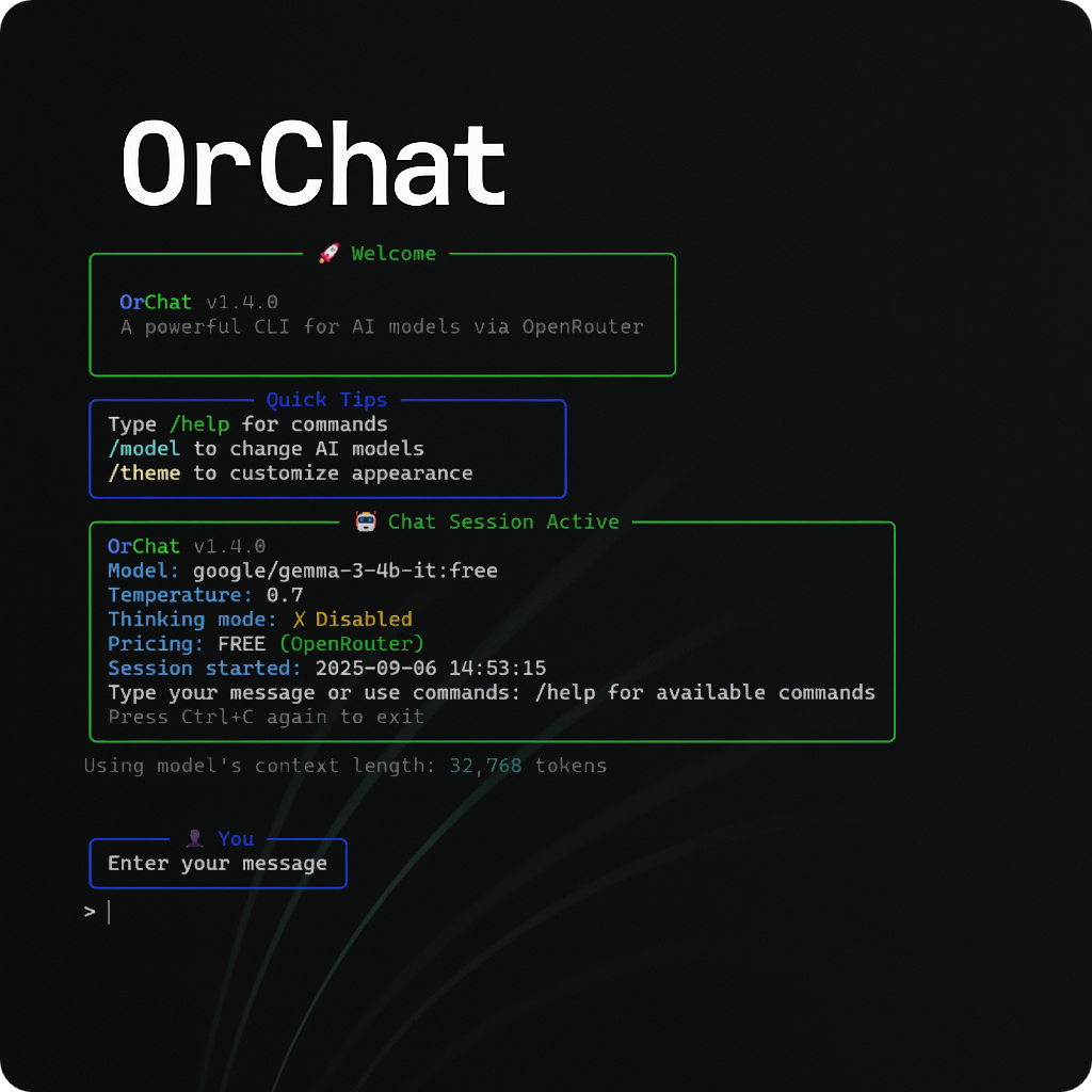 OrChat Interface